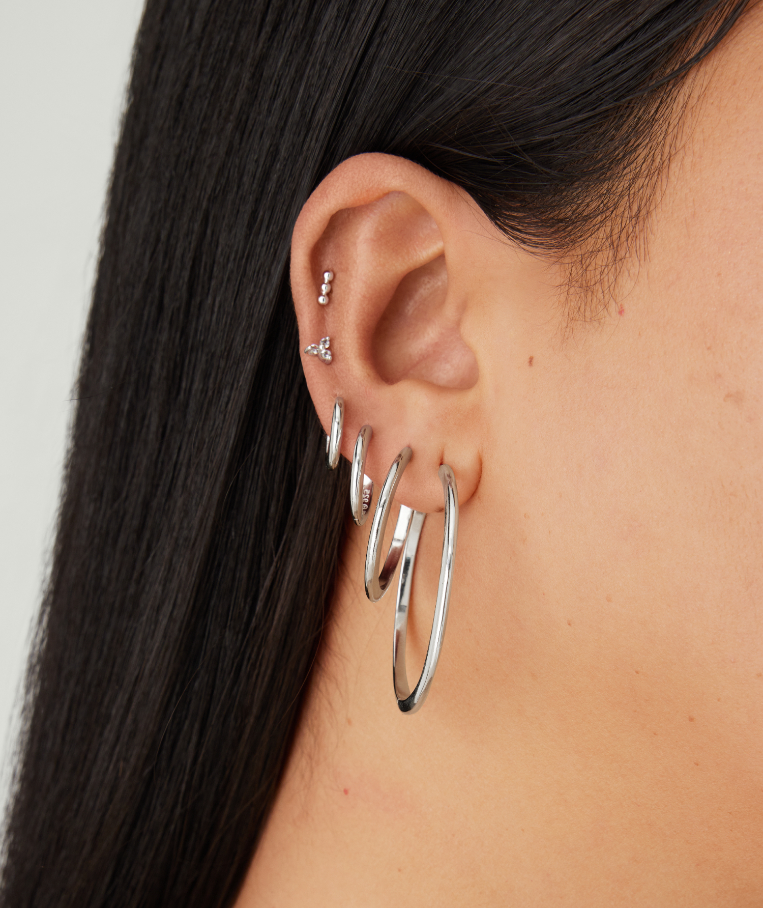 Mejuri beaded hoops top